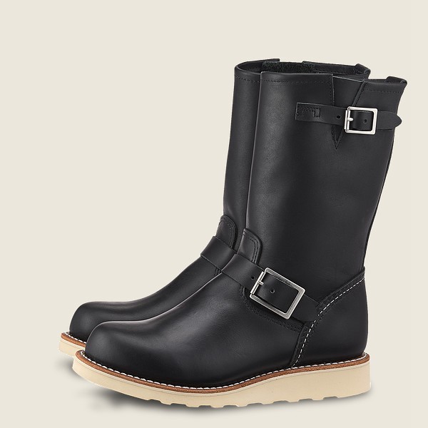 Bottes Red Wing Heritage - Classic Engineer - Tall Boundary Cuir - Noir - Femme 135ESBRMK